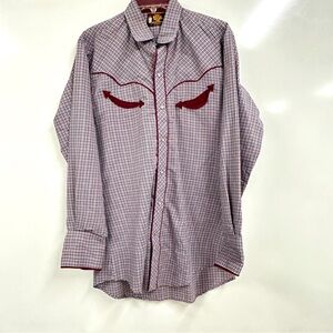 0136 Vintage Kenny Rogers Shirt,
1970s Cowboy Shirt, Authentic Western Attire